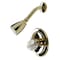 Kingston Brass Shower Faucet, Polished Brass, Wall Mount KB532SO - alternate 1